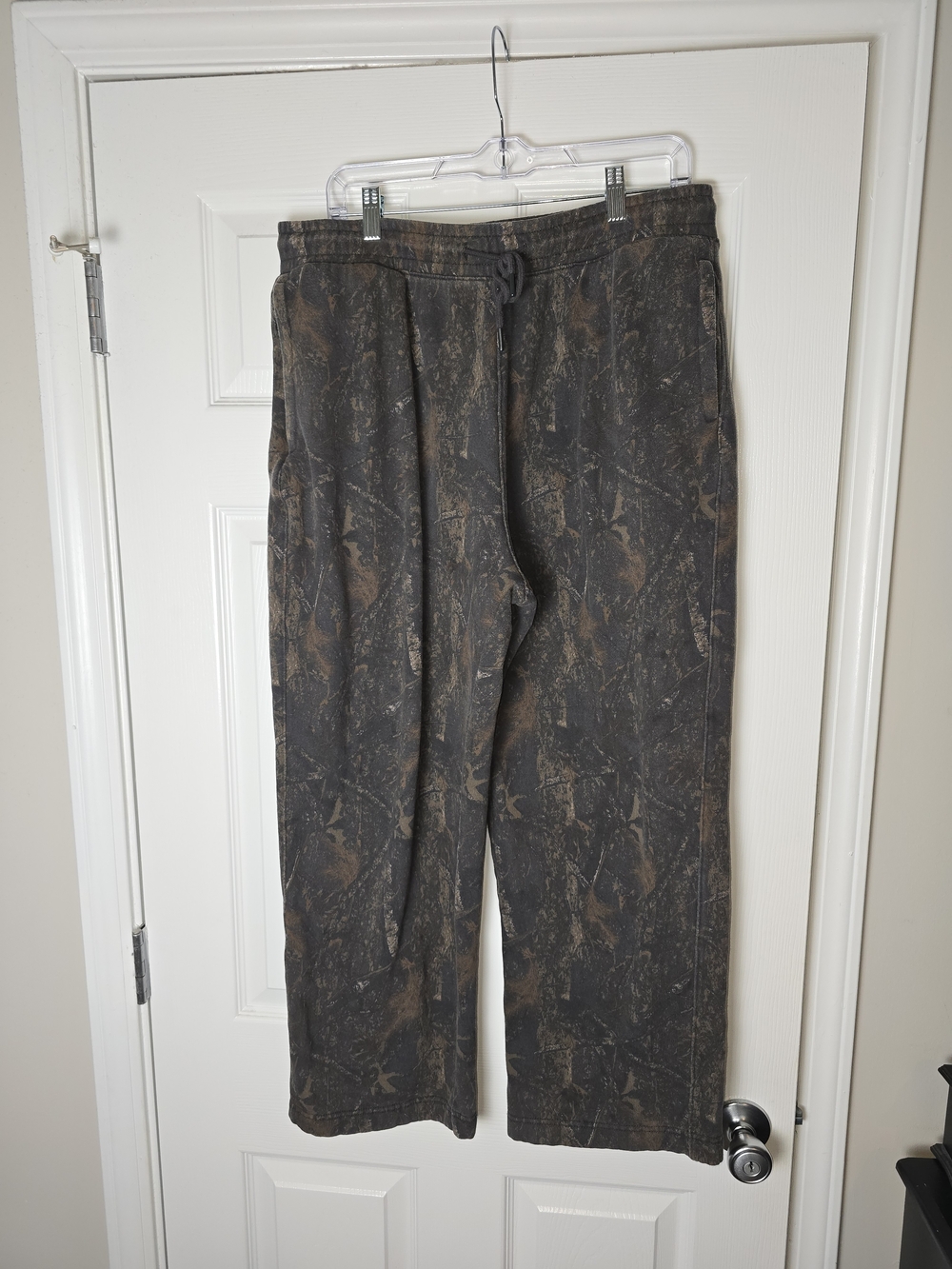 Men's Aeropostale Drawstring Casual Baggy Dark Camo Sweatpants Size Medium